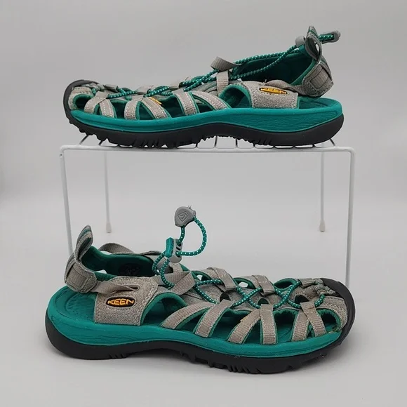 Keen Whisper Natural Gray/Dynasty Green, Women's Size 7.5 - Picture 4 of 8